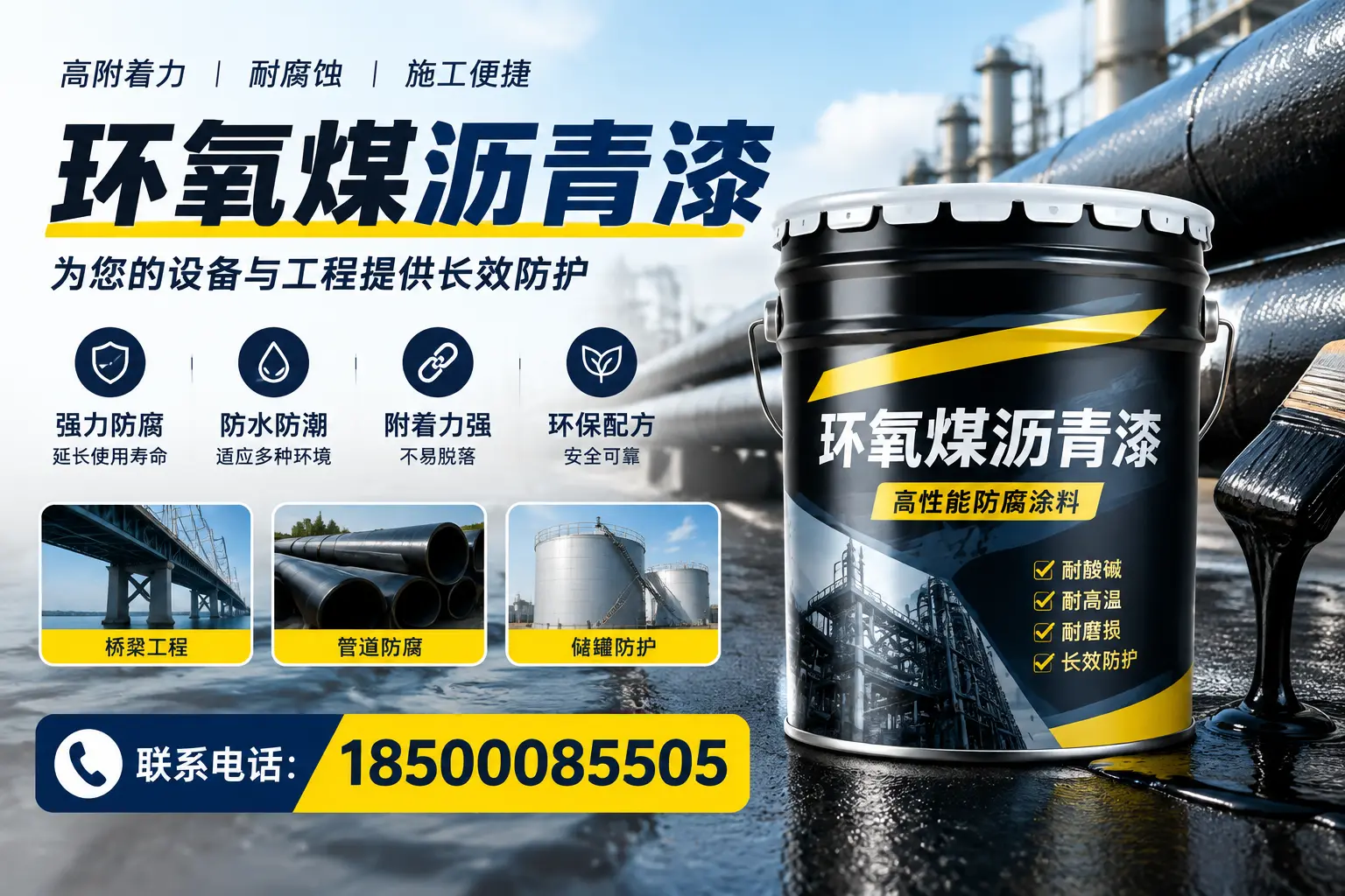 环氧煤沥青漆与其他涂料的对比分析，助力毕节企业决策